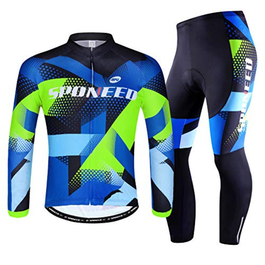 Mountain Biking Clothes - sponeed Cycling Clothes for Men Long
