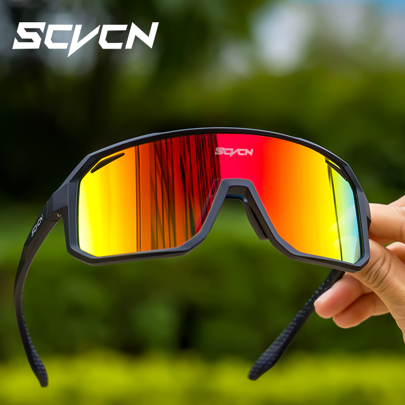 Mountain Biking Glasses - SCVCN Cycling Sunglasses for Men Women
