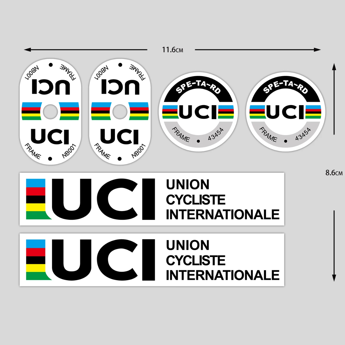UCI Cycling Frame Stickers Dur - Mountain Biking Helmet incelemesi ve fiyatı