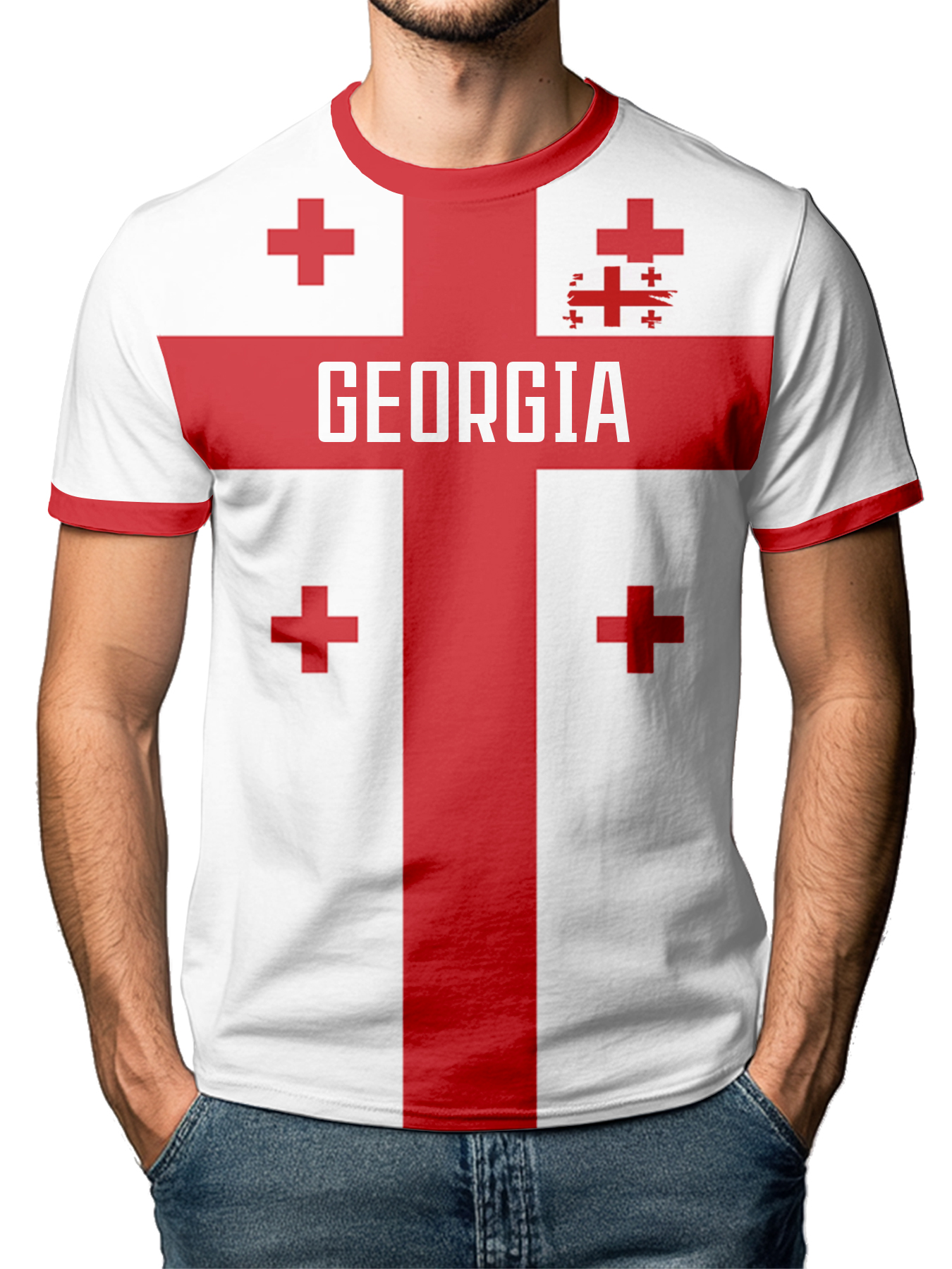 Customized Men's Georgia Natio - Mountain Biking Georgia incelemesi ve fiyatı