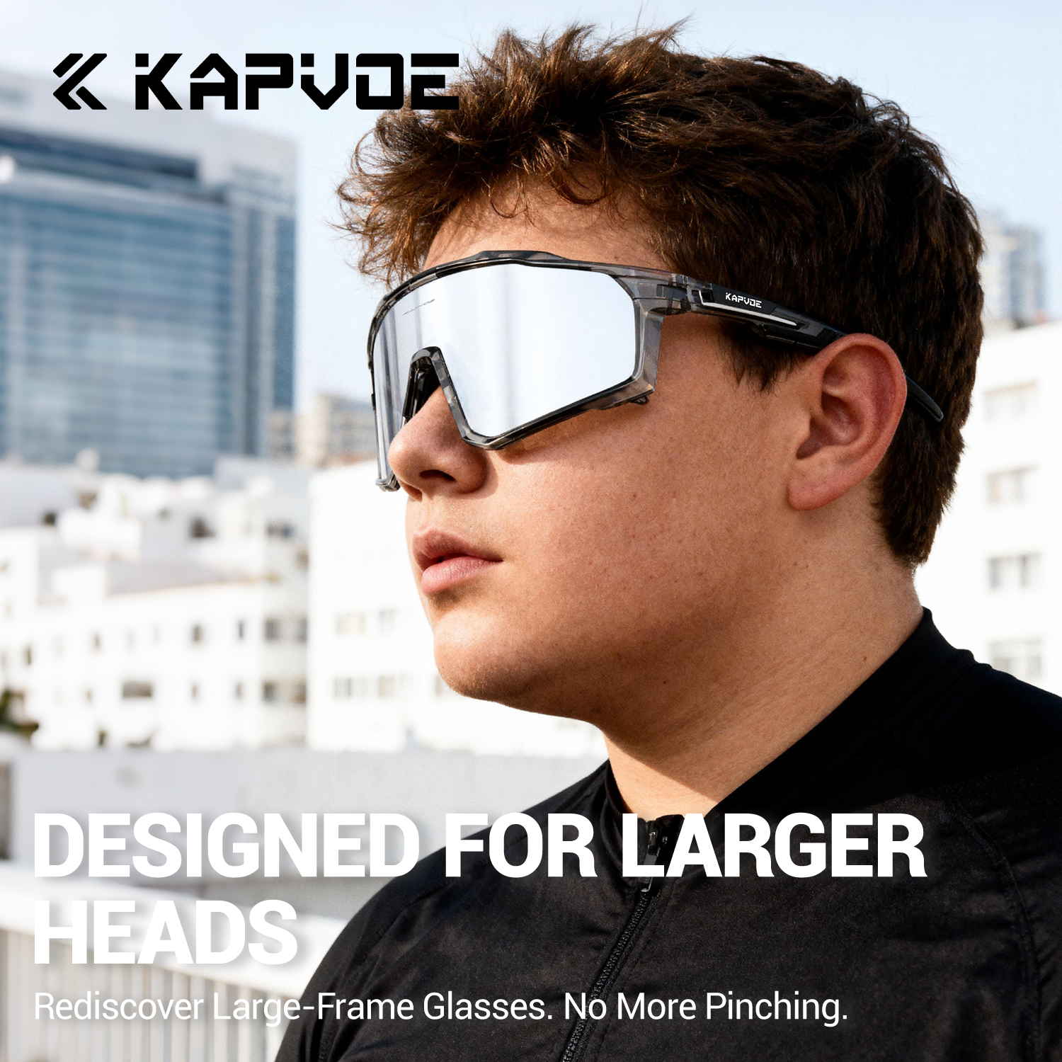KAPVOE Large size Cycling Sung - Mountain Biking Glasses incelemesi ve fiyatı