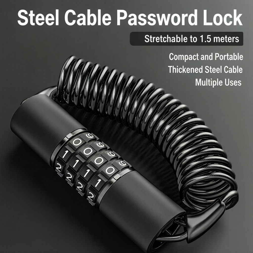 Steel Cable Helmet Lock for Bi - Mountain Biking Helmet incelemesi ve fiyatı