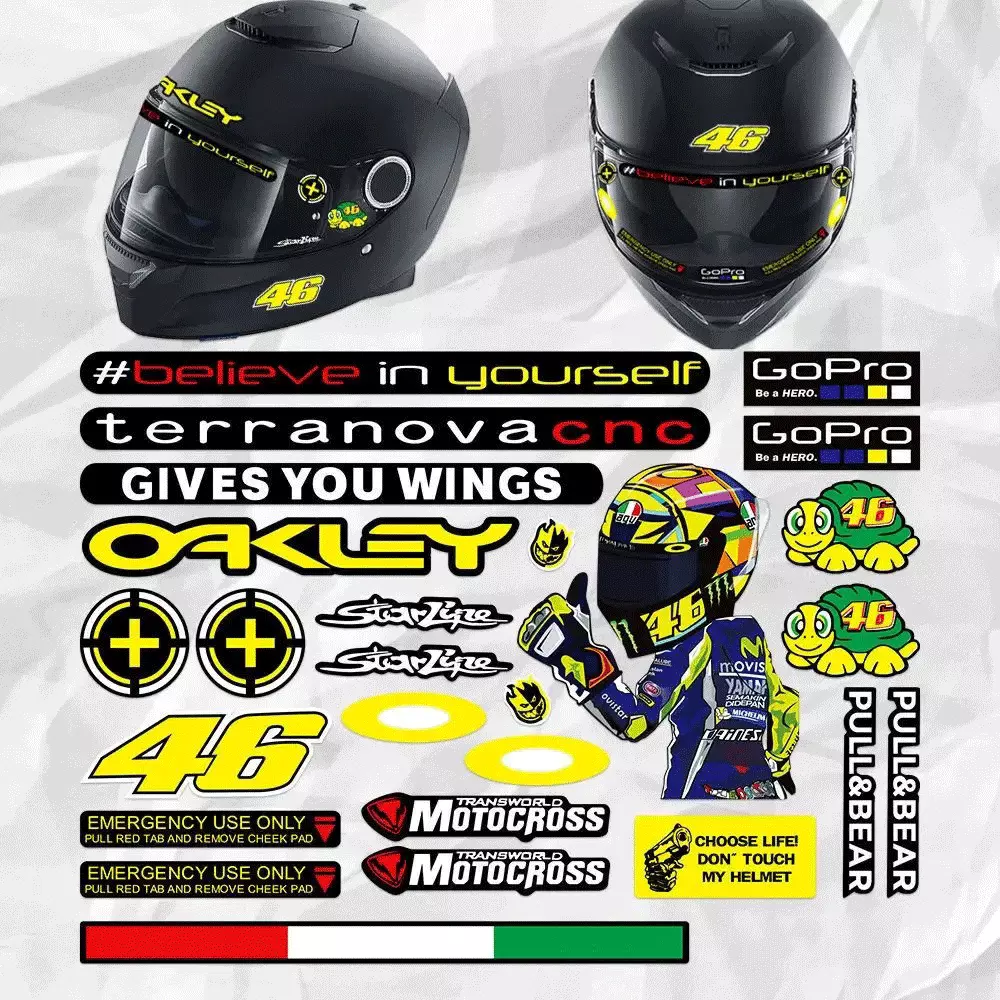 Reflective Decor Stickers for  - Mountain Biking Helmet incelemesi ve fiyatı