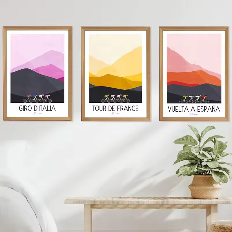 Watercolor Cycling Race Cyclis - Picture Of Mountain Biking incelemesi ve fiyatı