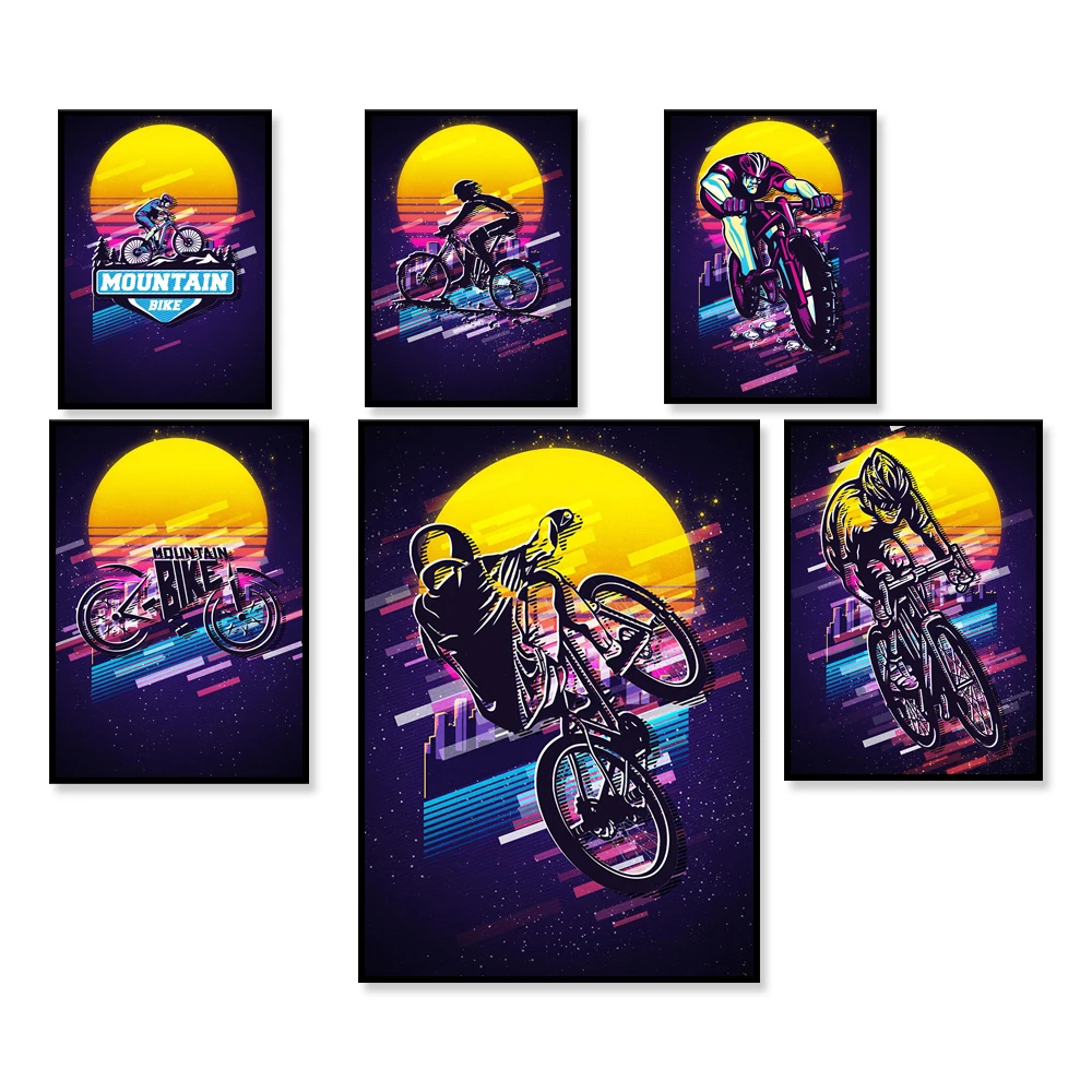 Retro Mountain Bike Poster/ Il - Mountain Biking York incelemesi ve fiyatı