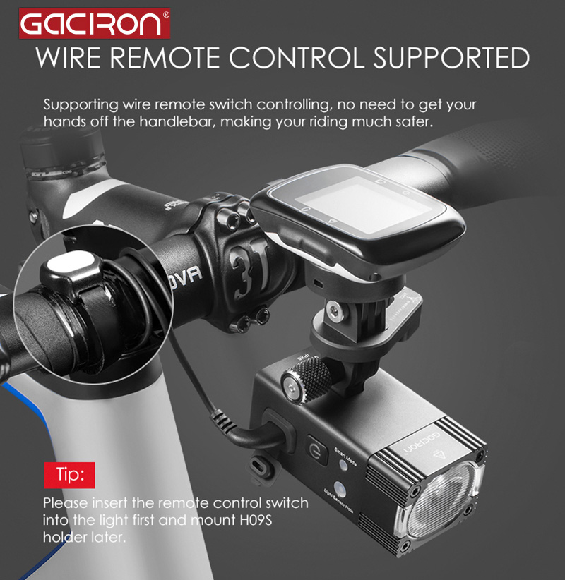 Gaciron Intelligent 500 Lumens - Mountain Biking Races incelemesi ve fiyatı