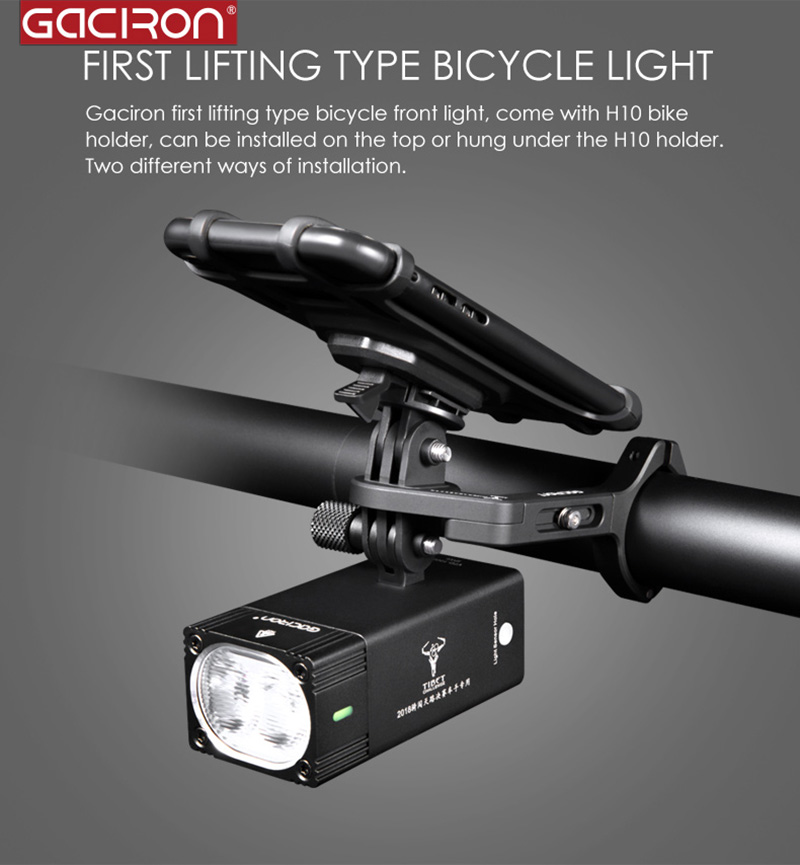 Gaciron Intelligent 500 Lumens - Mountain Biking Races incelemesi ve fiyatı