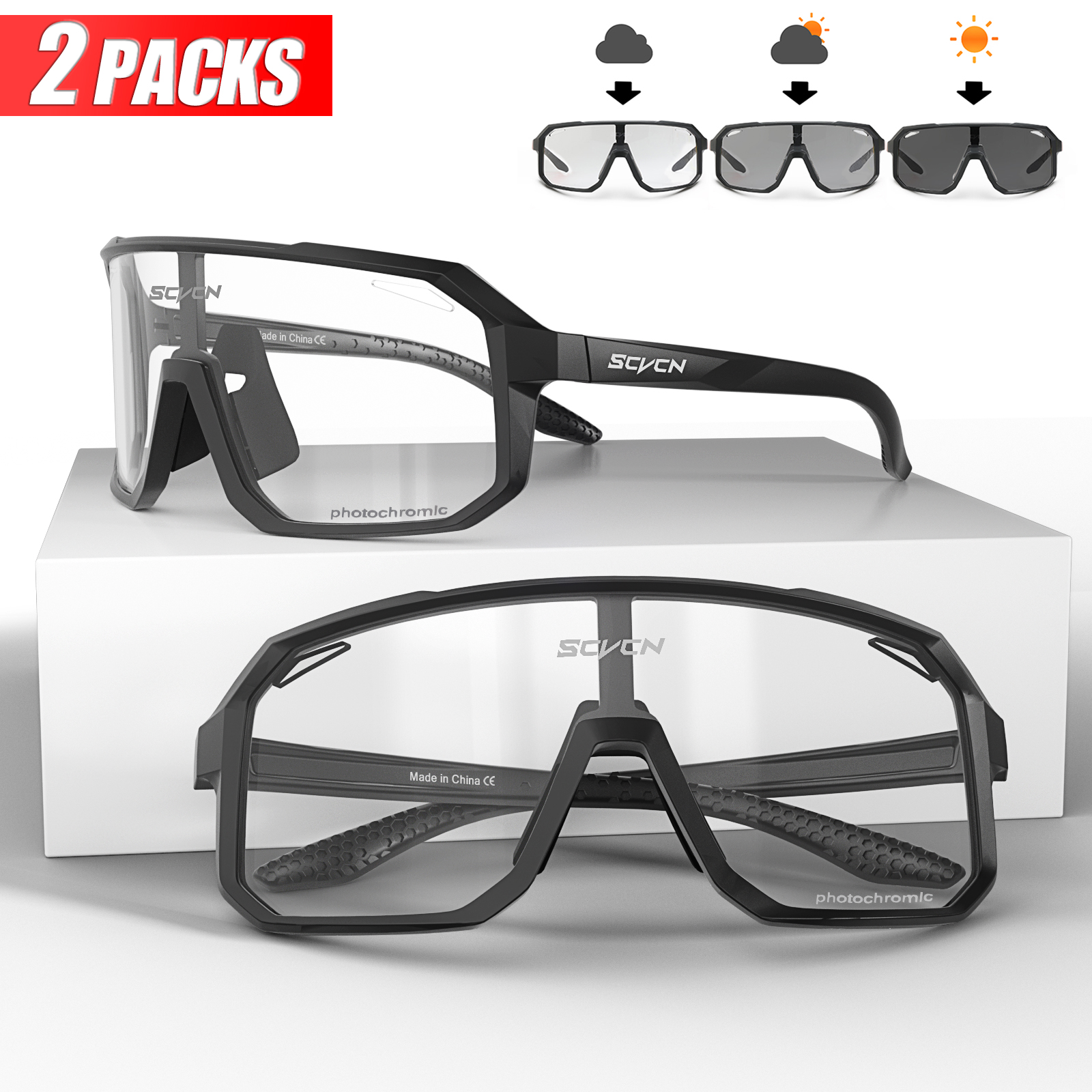 2 Packs Photochromic Riding Cy - Mountain Biking Sport incelemesi ve fiyatı