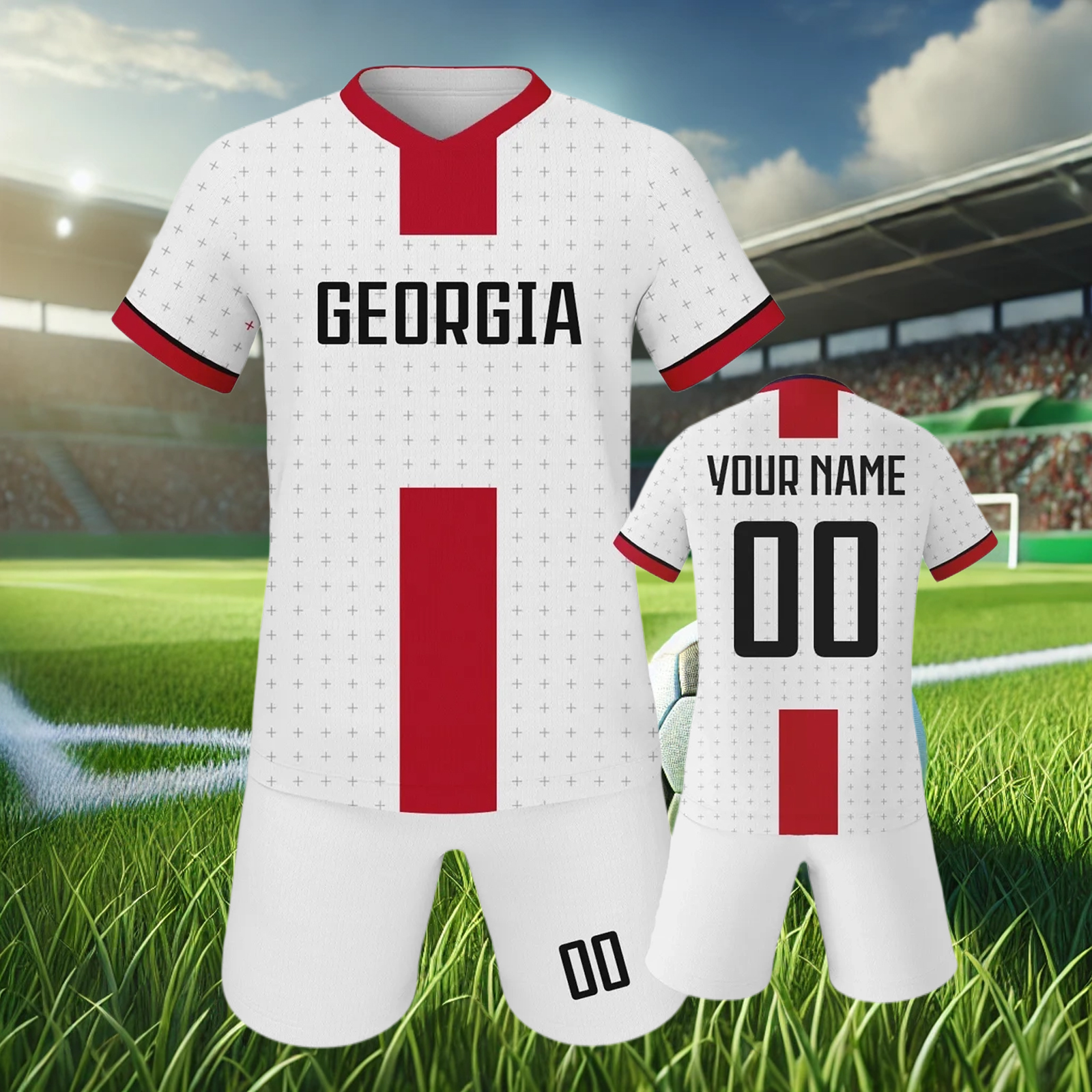 Custom Kids Georgia Soccer Jer - Mountain Biking Georgia incelemesi ve fiyatı