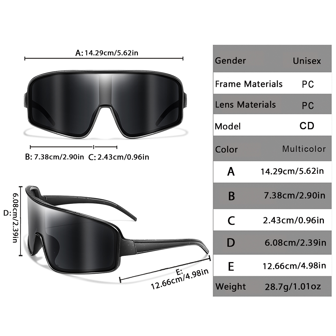 Outdoor Casual Sunglasses Larg - Mountain Biking Glasses incelemesi ve fiyatı
