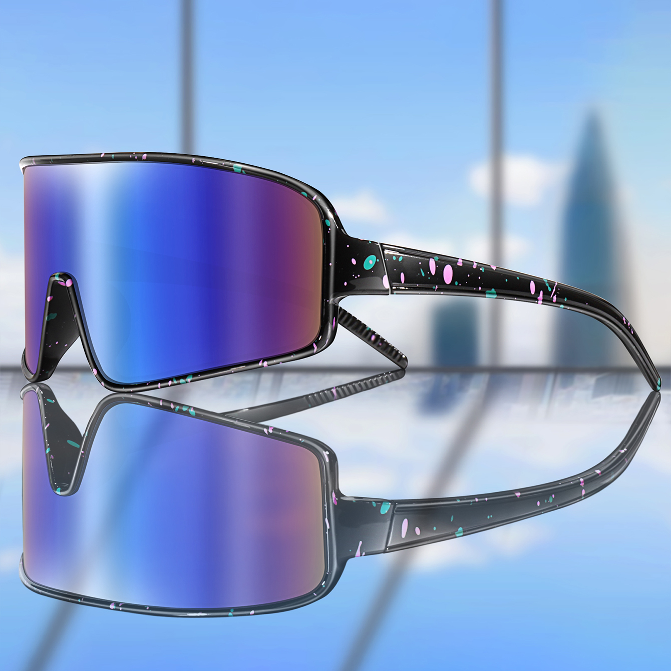 Outdoor Casual Sunglasses Larg - Mountain Biking Glasses incelemesi ve fiyatı