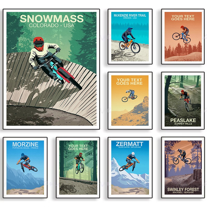 Mountain Bike Trail Poster Sno - Picture Of Mountain Biking incelemesi ve fiyatı