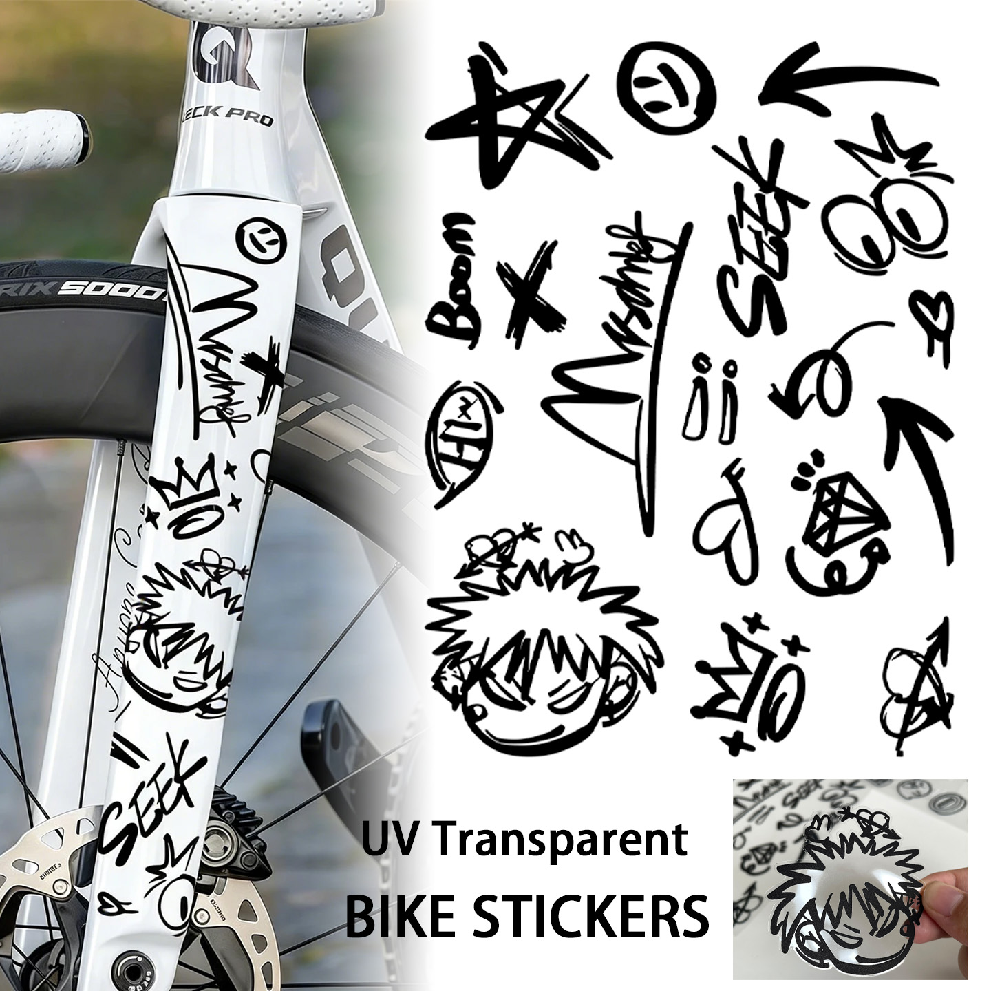 UV Transparent Graffiti DIY Bi - Mountain Biking Helmet incelemesi ve fiyatı