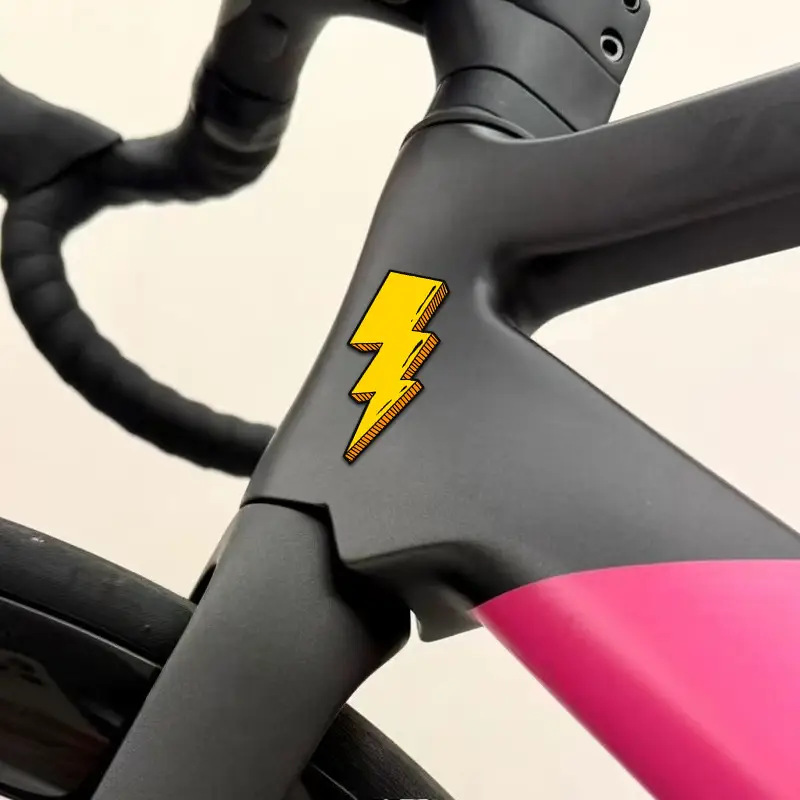 1pcs Lightning Stickers Bicycl - Mountain Biking Helmet incelemesi ve fiyatı