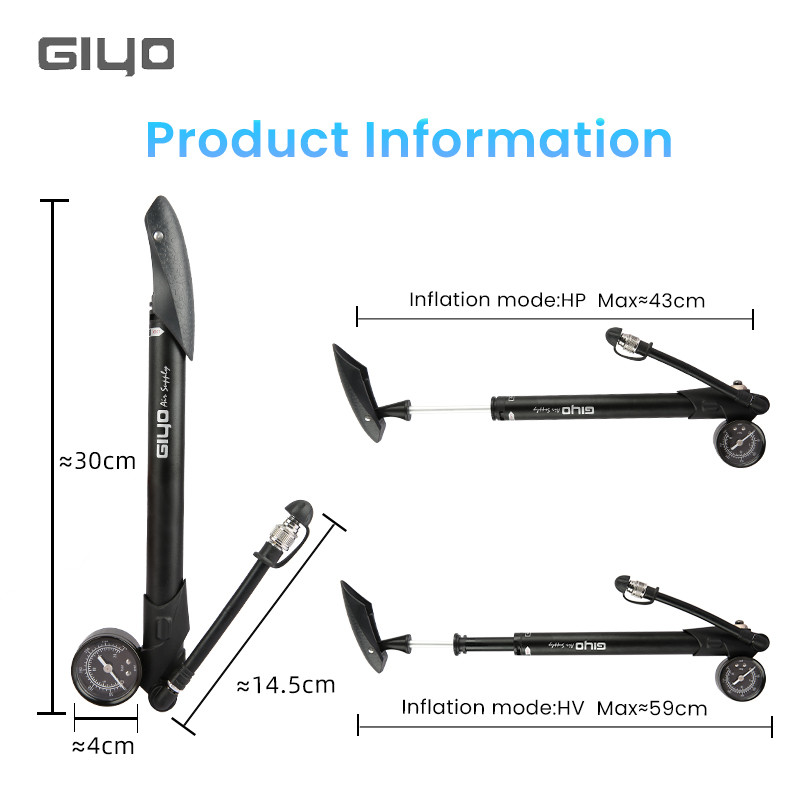 Giyo GS-41P 300psi Bicycle Sho - Shock Pump Suspension incelemesi ve fiyatı