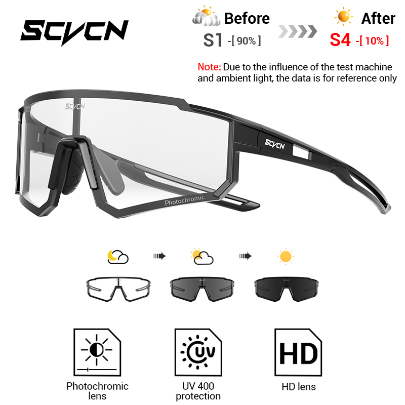 SCVCN New Outdoor Photochromic - Mountain Biking Glasses incelemesi ve fiyatı