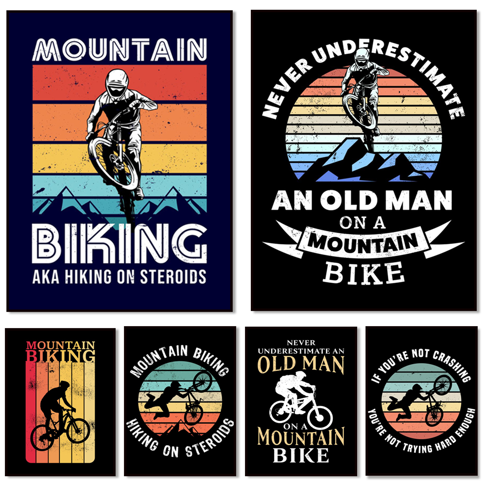 Go Mountain Bike Print Canvas  - Picture Of Mountain Biking incelemesi ve fiyatı