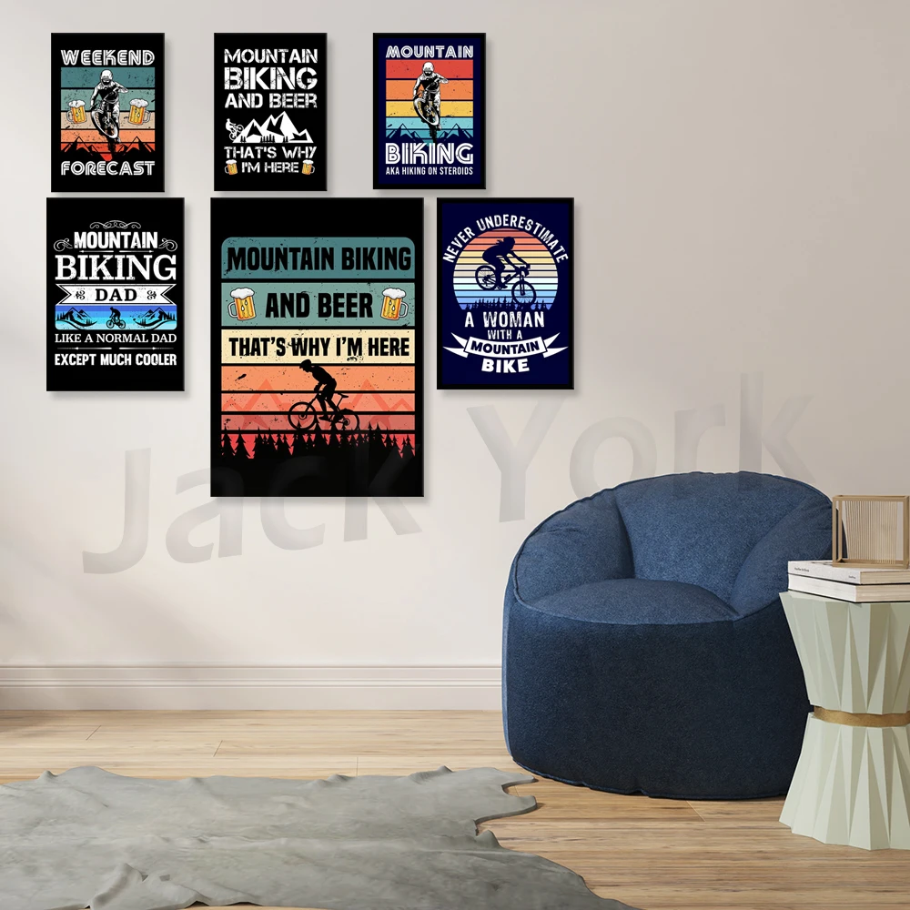 Go Mountain Bike Print Canvas  - Picture Of Mountain Biking incelemesi ve fiyatı