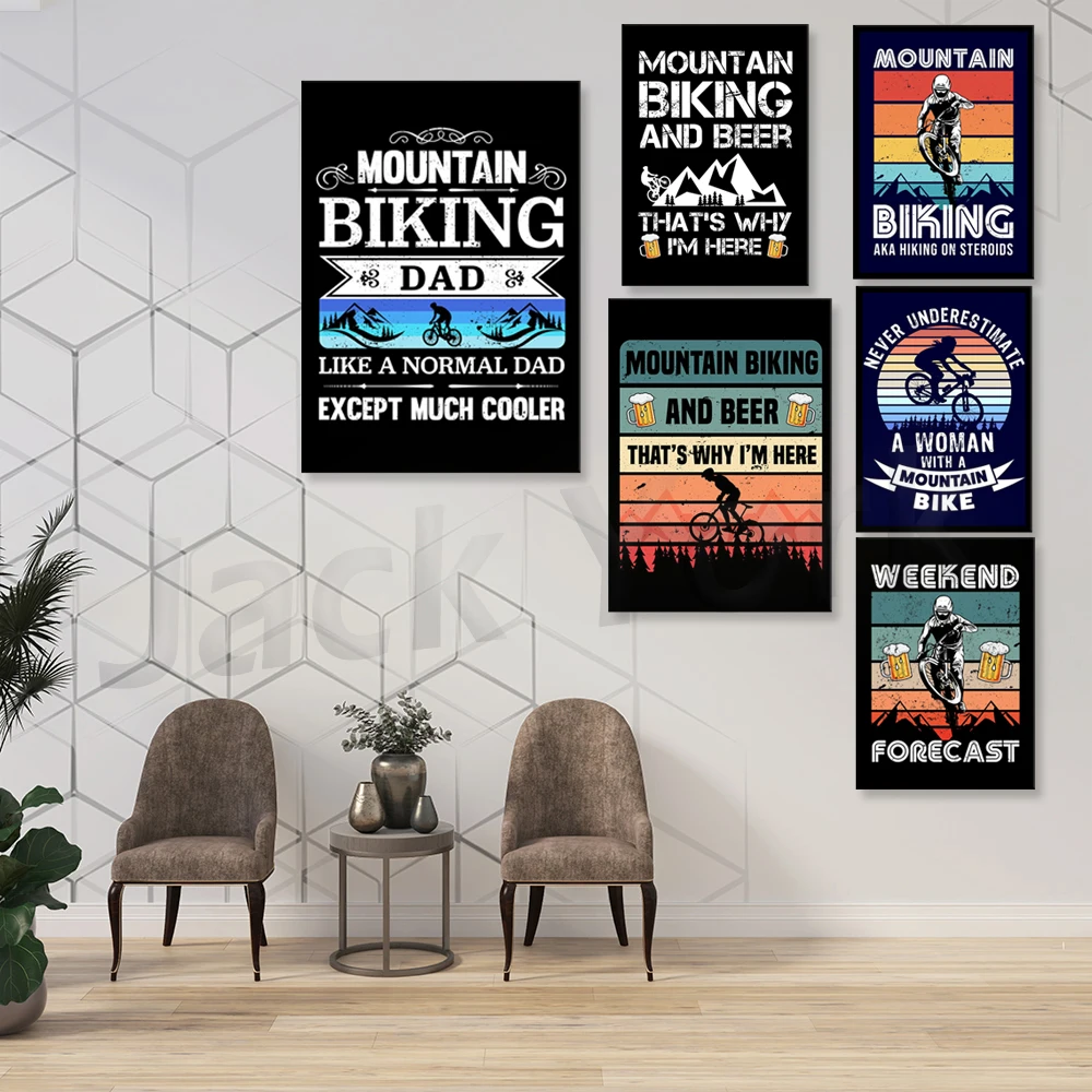 Go Mountain Bike Print Canvas  - Picture Of Mountain Biking incelemesi ve fiyatı