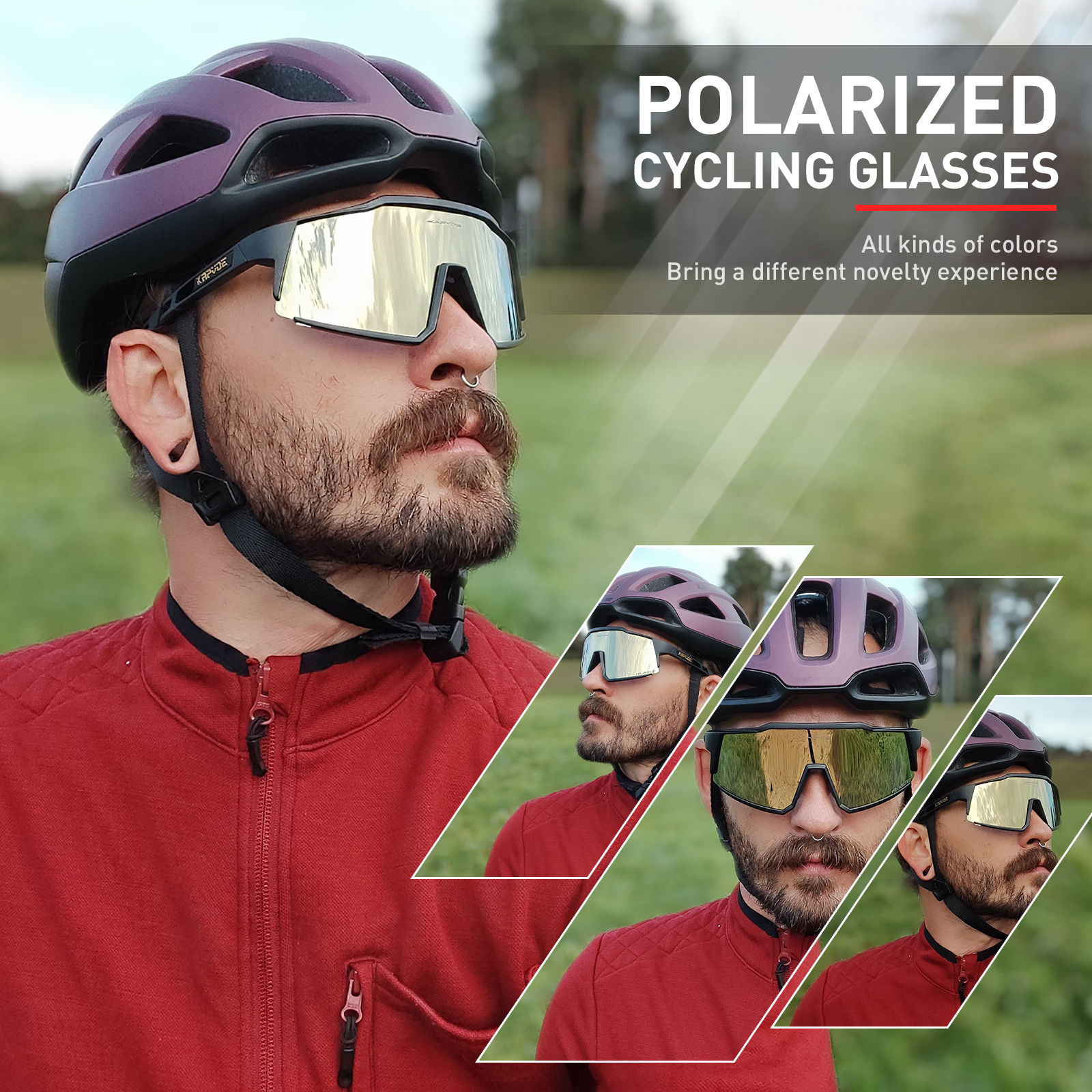 KAPVOE Polarized Fishing Sungl - Mountain Biking Sport incelemesi ve fiyatı