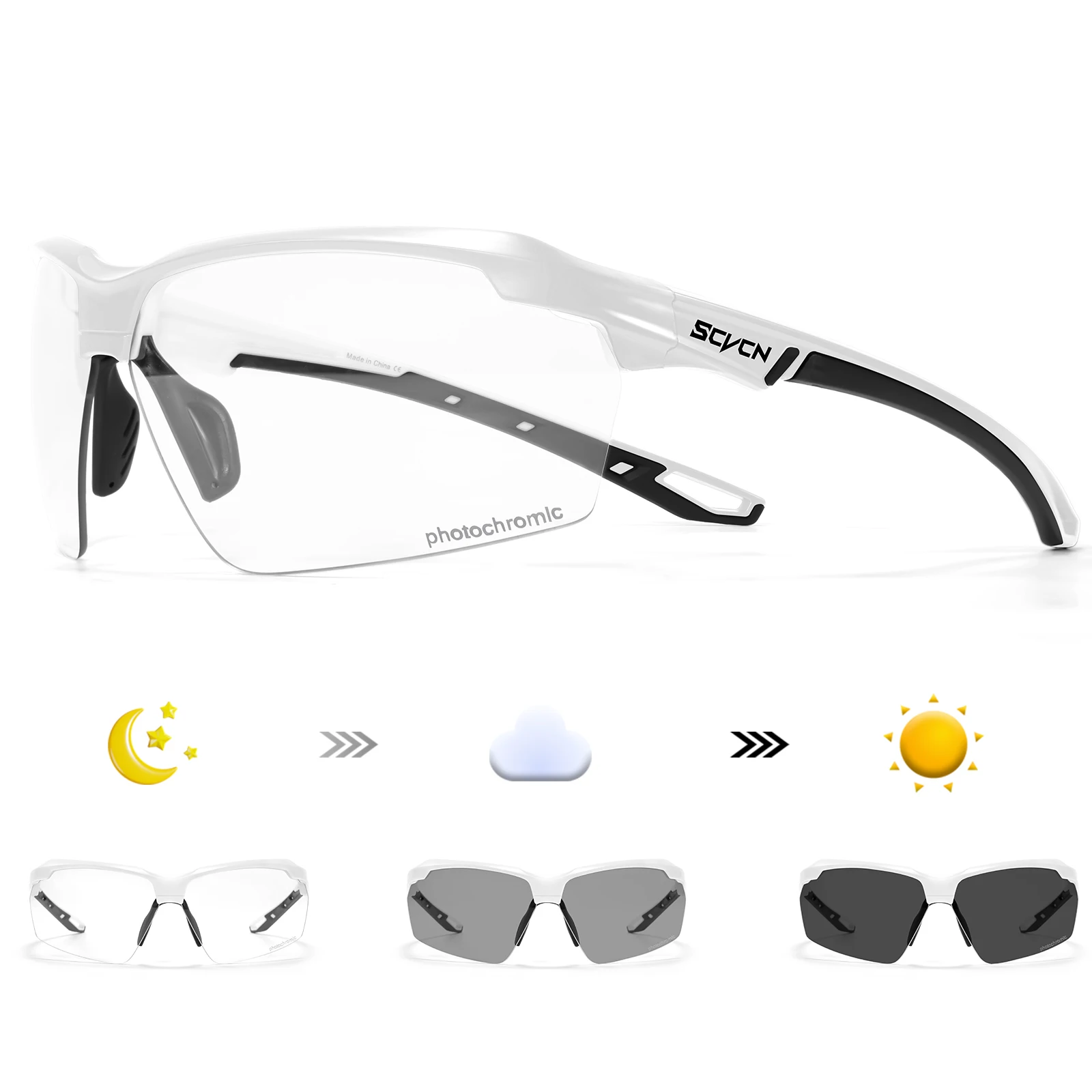 SCVCN Photochromic Cycling Sun - Mountain Biking Glasses incelemesi ve fiyatı